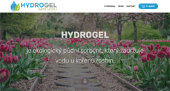 Desktop Screenshot of hydrogel.cz