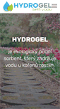 Mobile Screenshot of hydrogel.cz